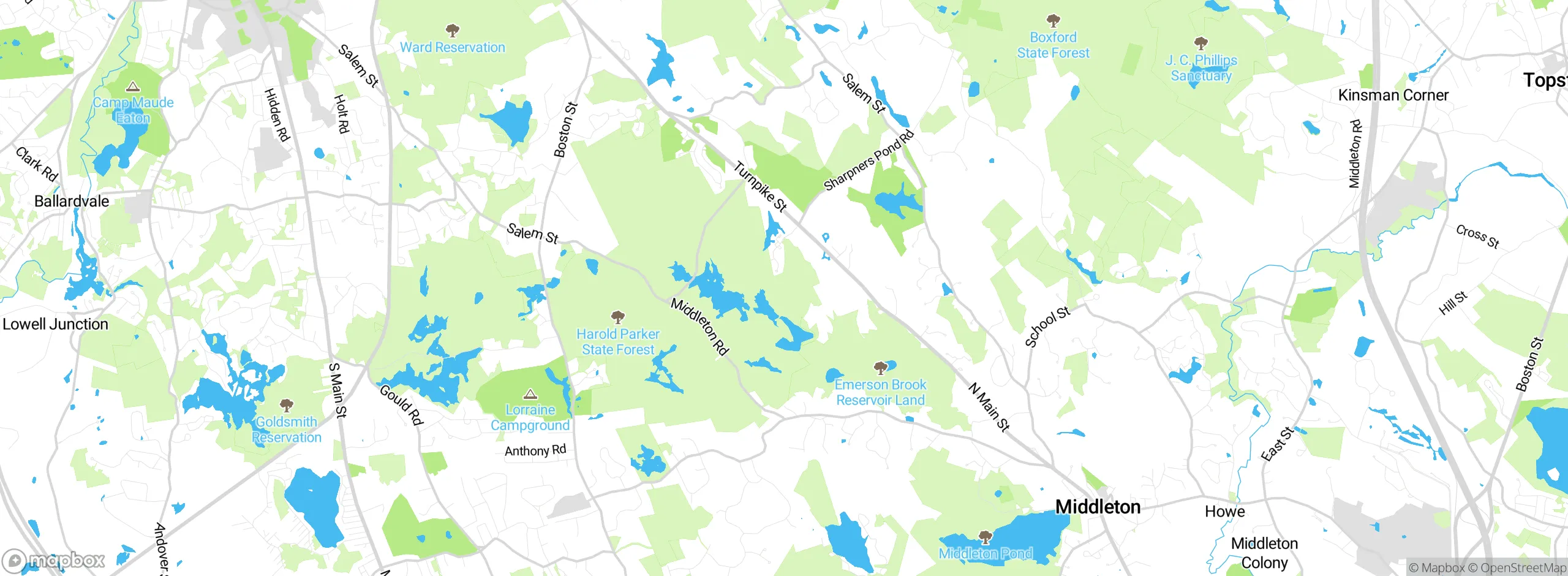Map showing approximate location
