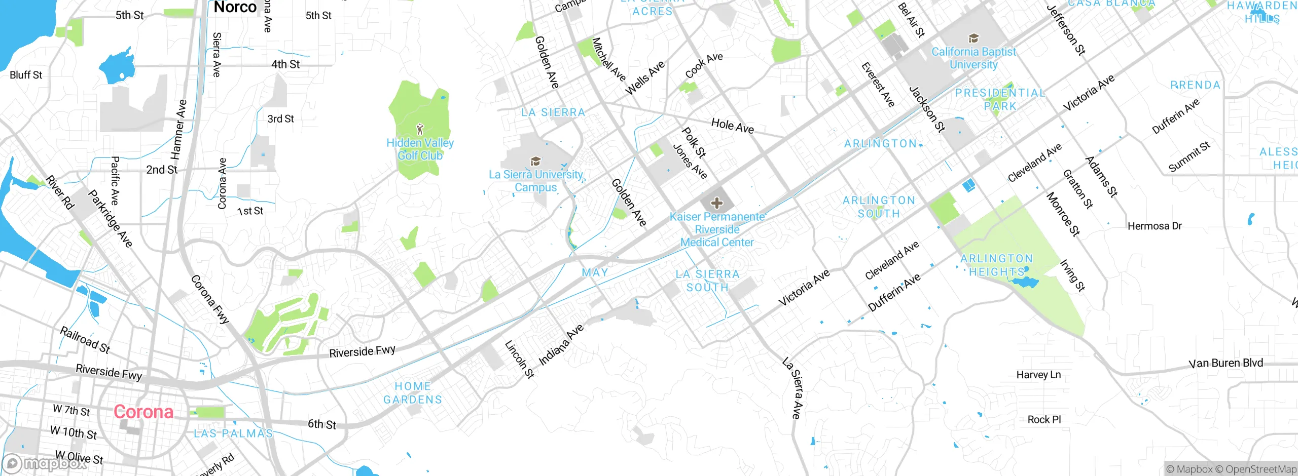 Map showing approximate location