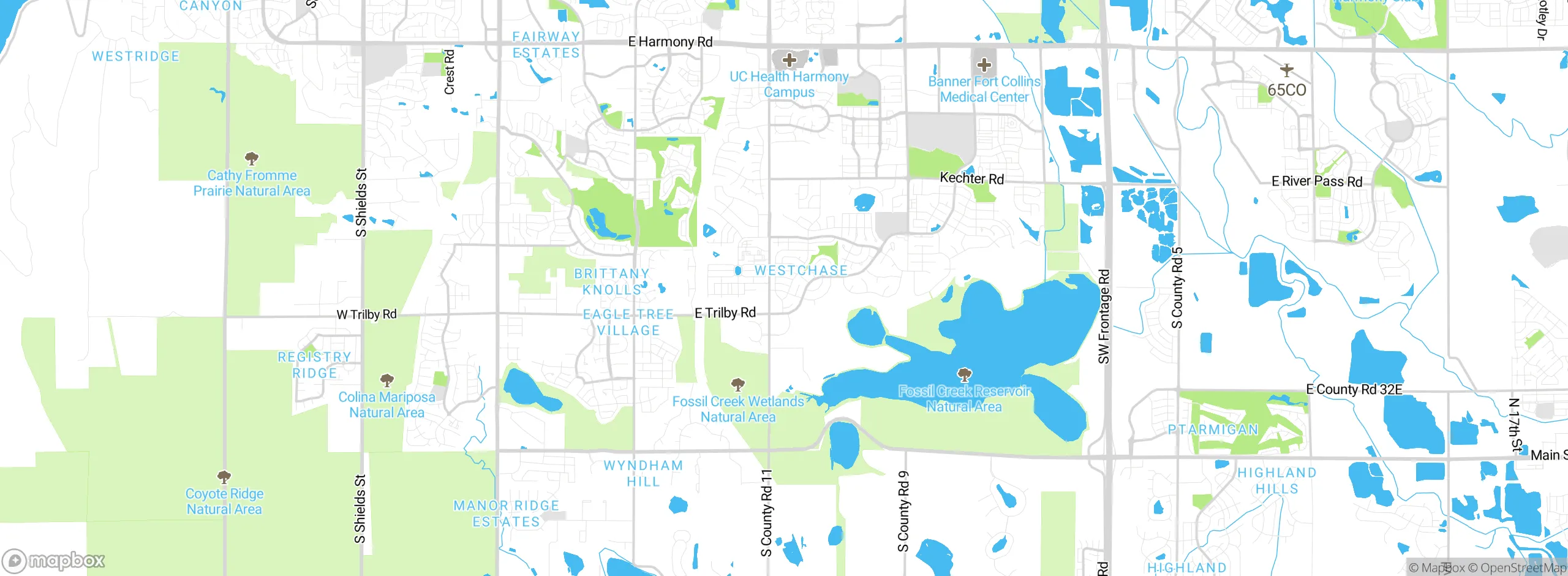 Map showing approximate location