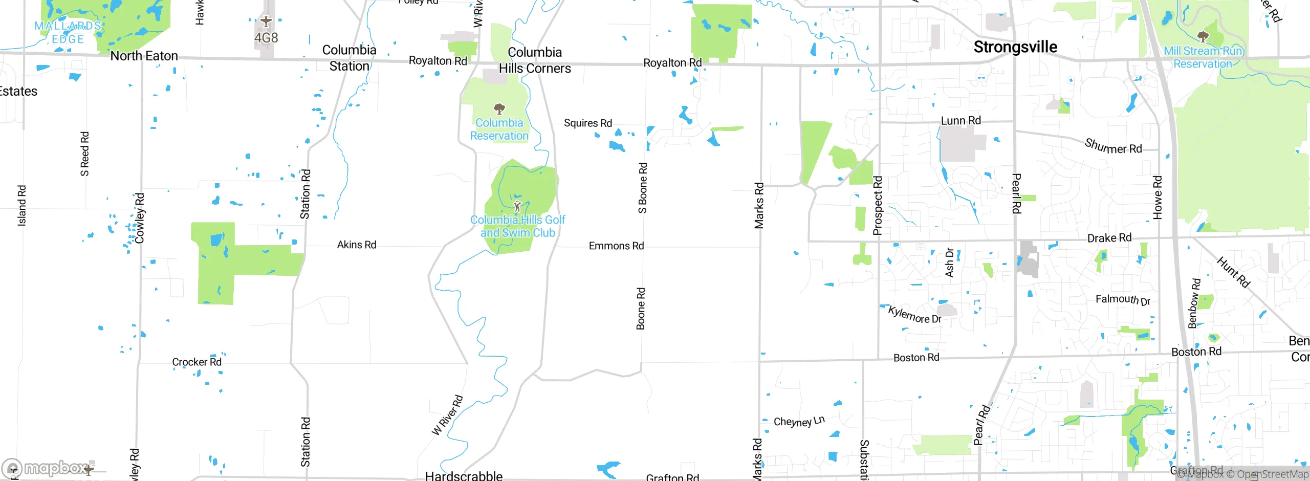 Map showing approximate location