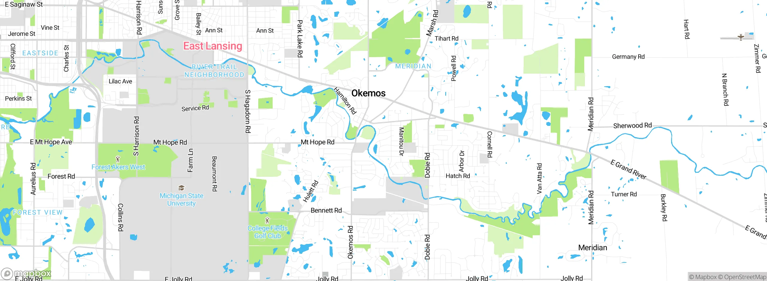 Map showing approximate location