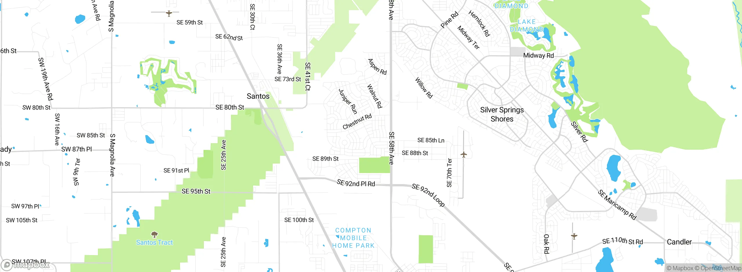 Map showing approximate location