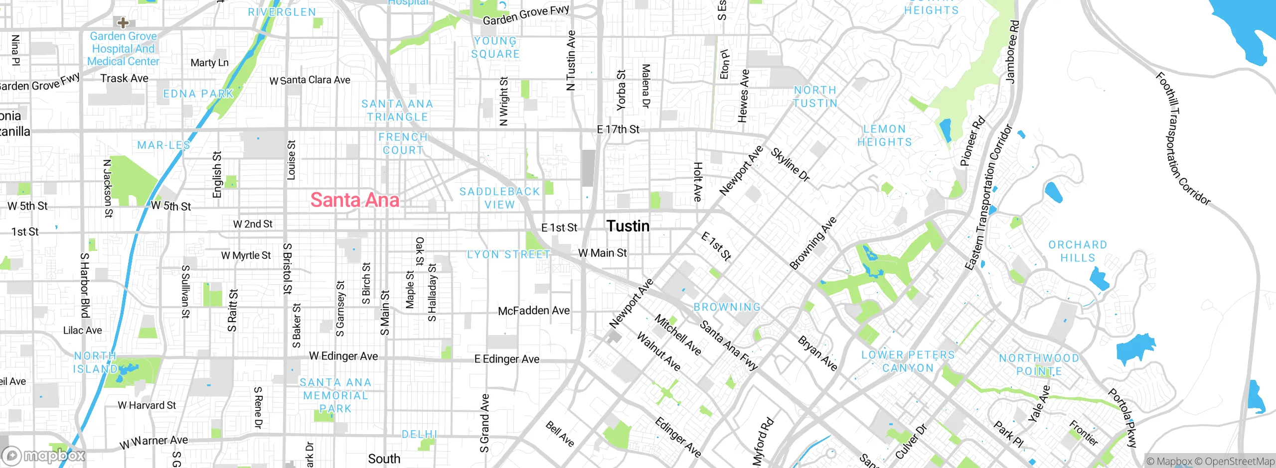 Map showing approximate location
