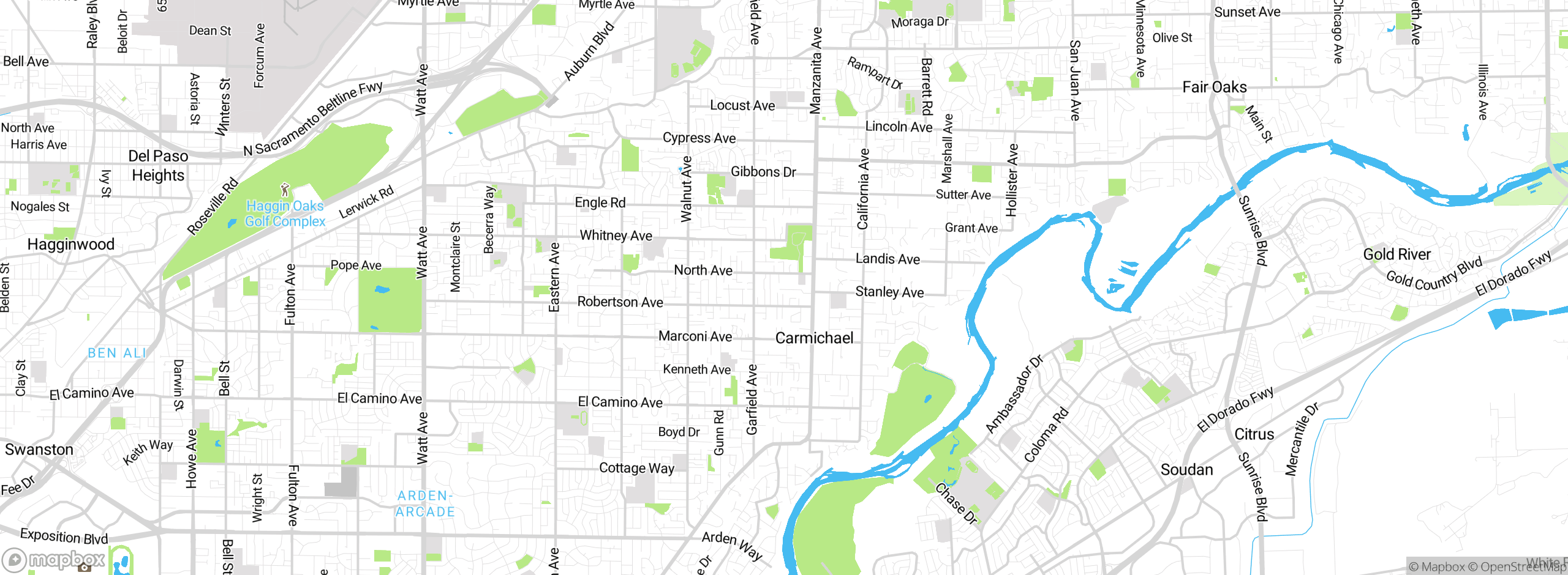 Map showing approximate location