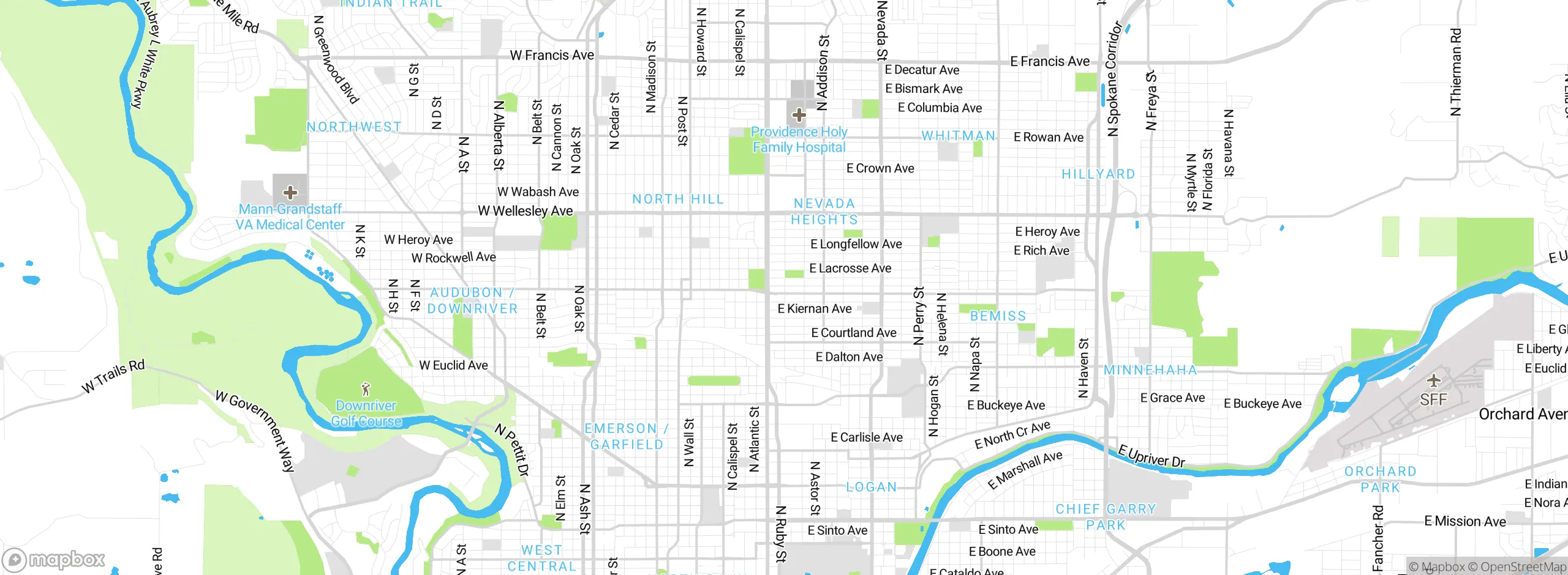 Map showing approximate location
