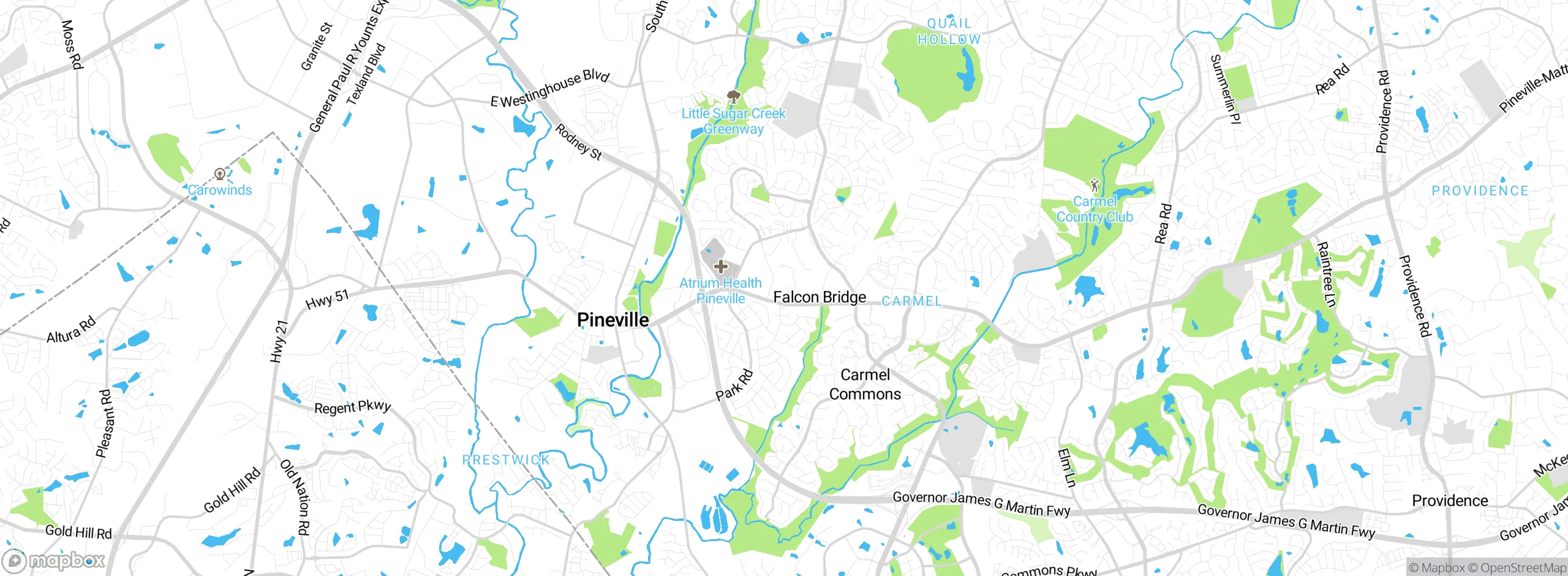Map showing approximate location