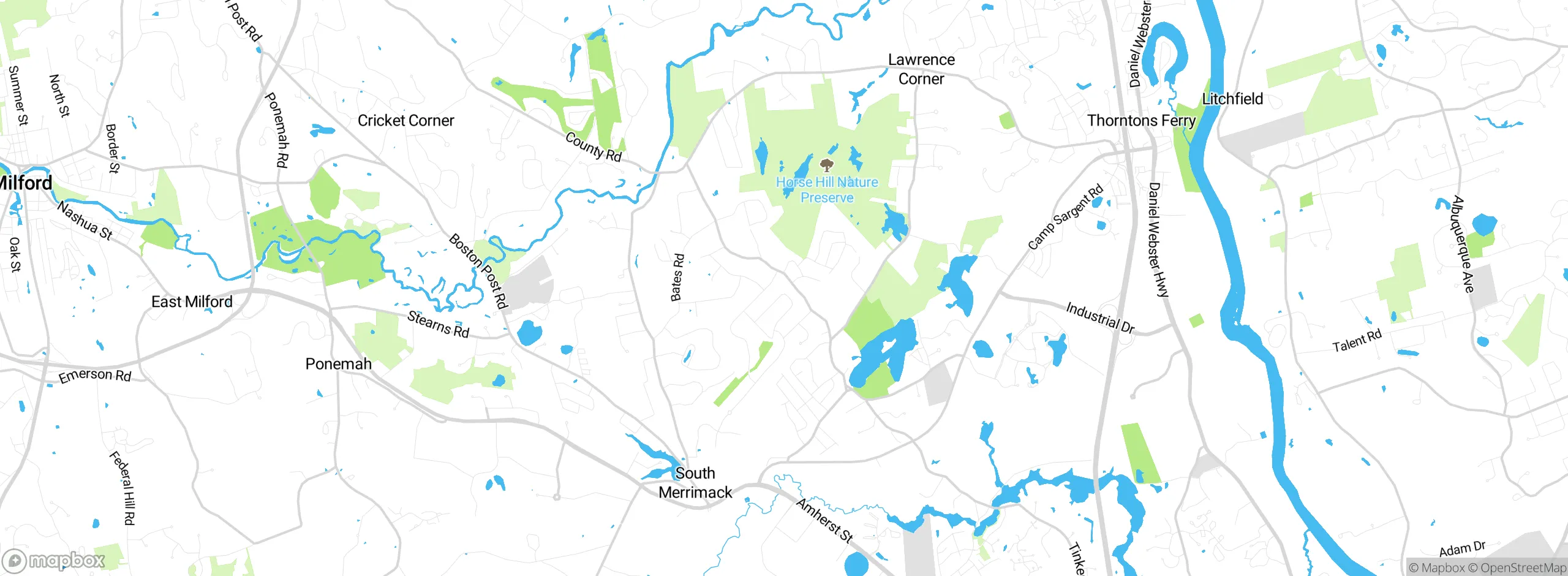 Map showing approximate location