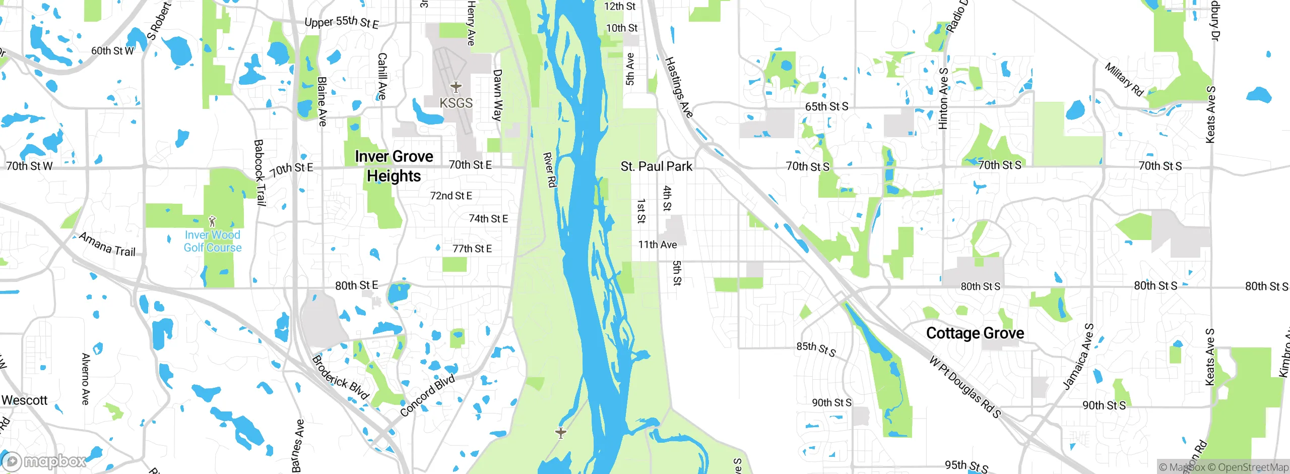 Map showing approximate location