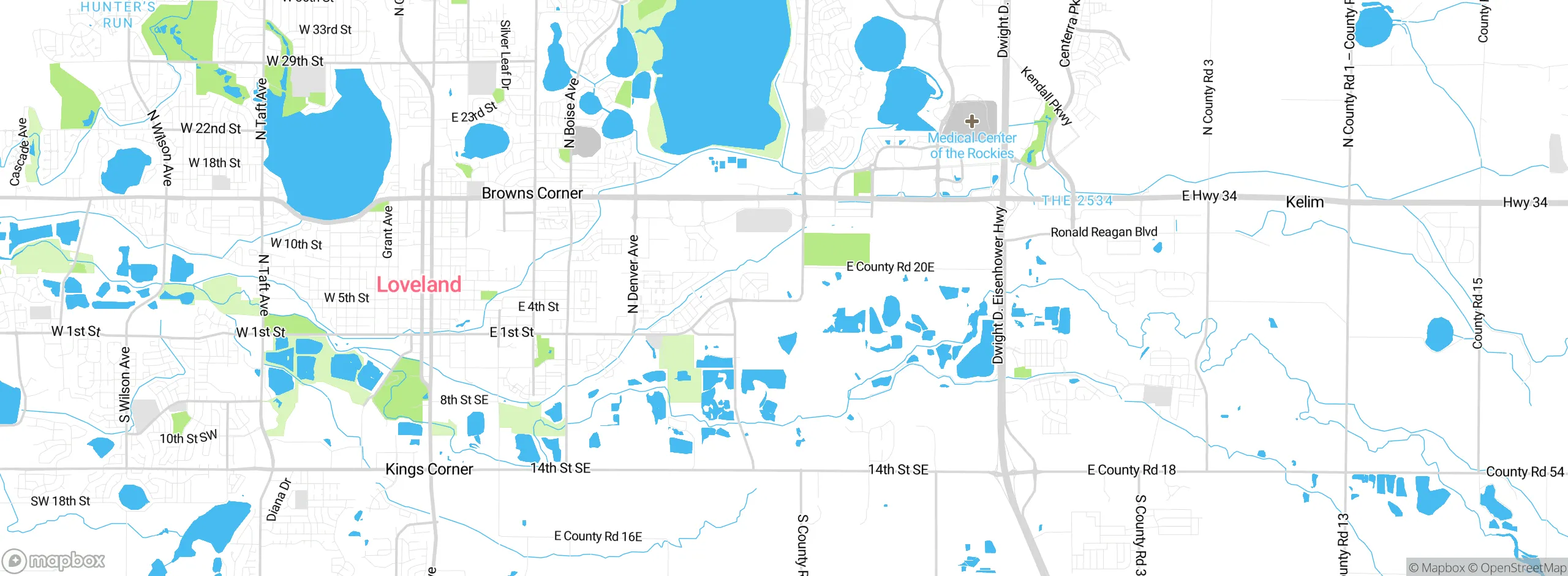 Map showing approximate location