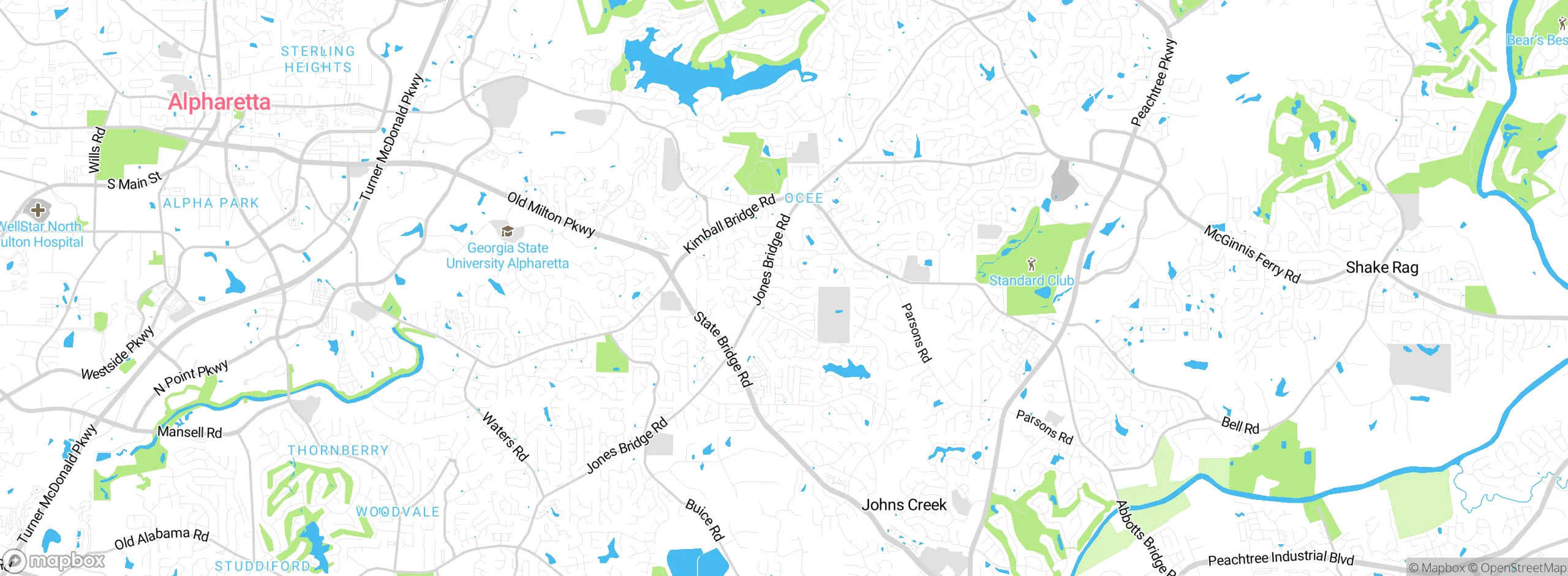 Map showing approximate location
