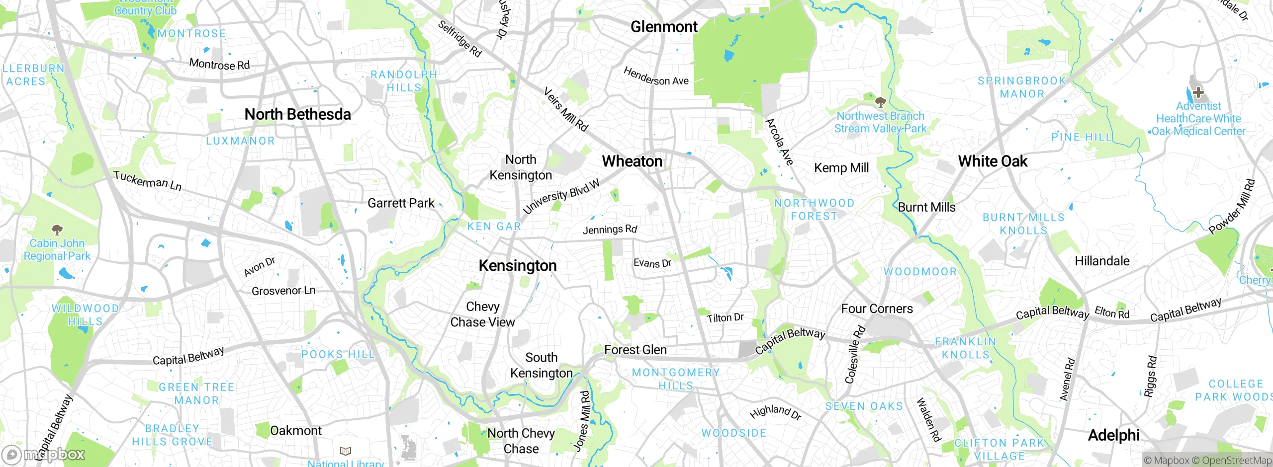 Map showing approximate location