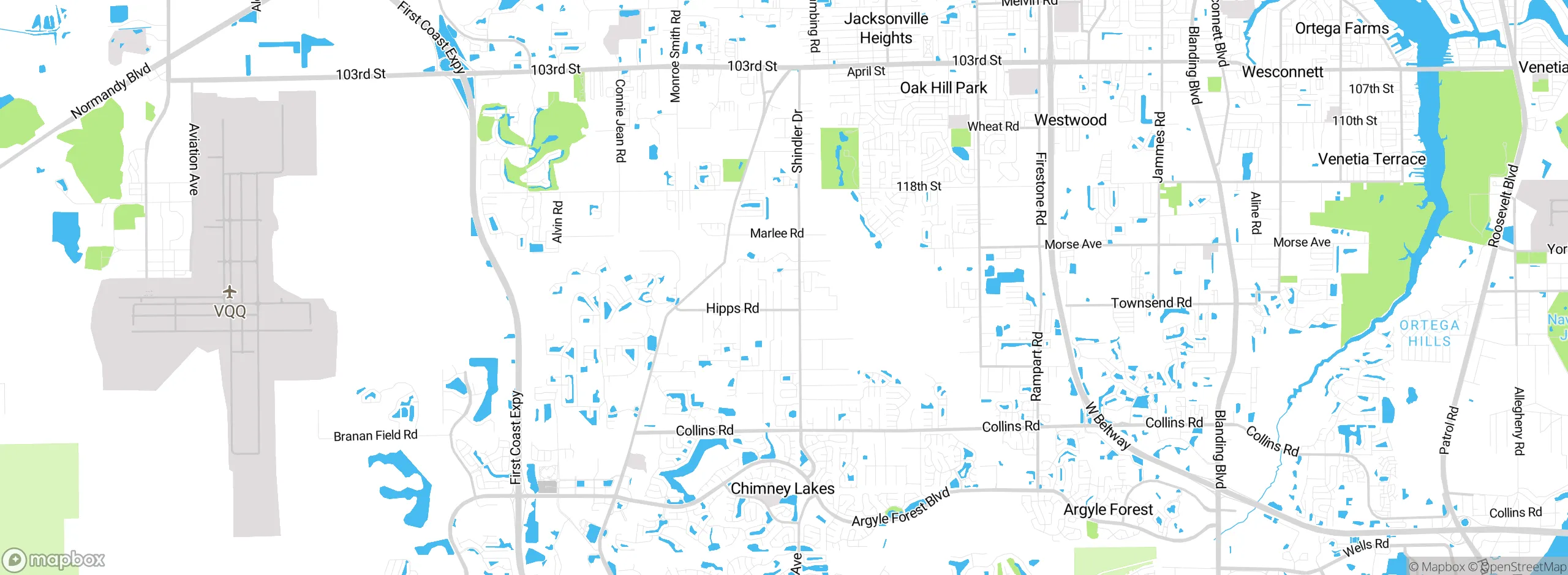 Map showing approximate location