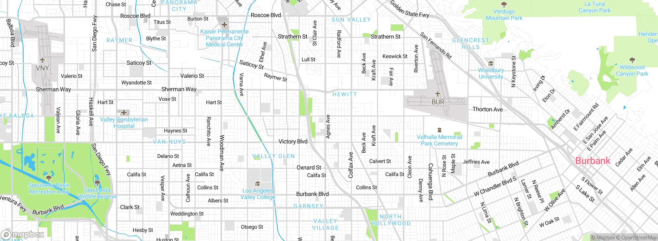 Map showing approximate location