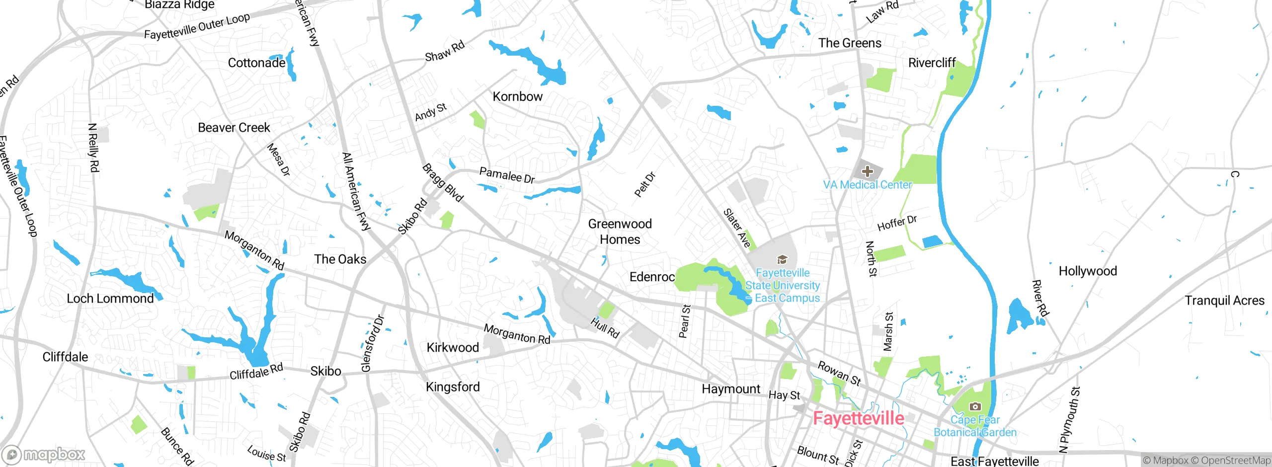 Map showing approximate location