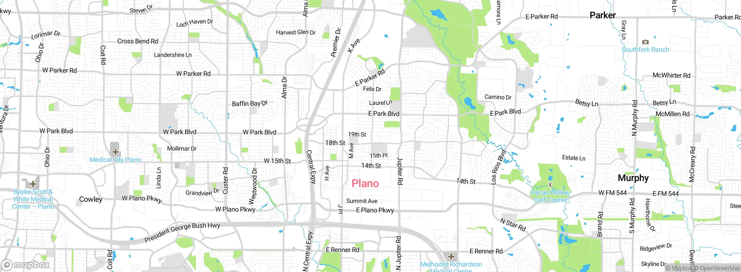 Map showing approximate location