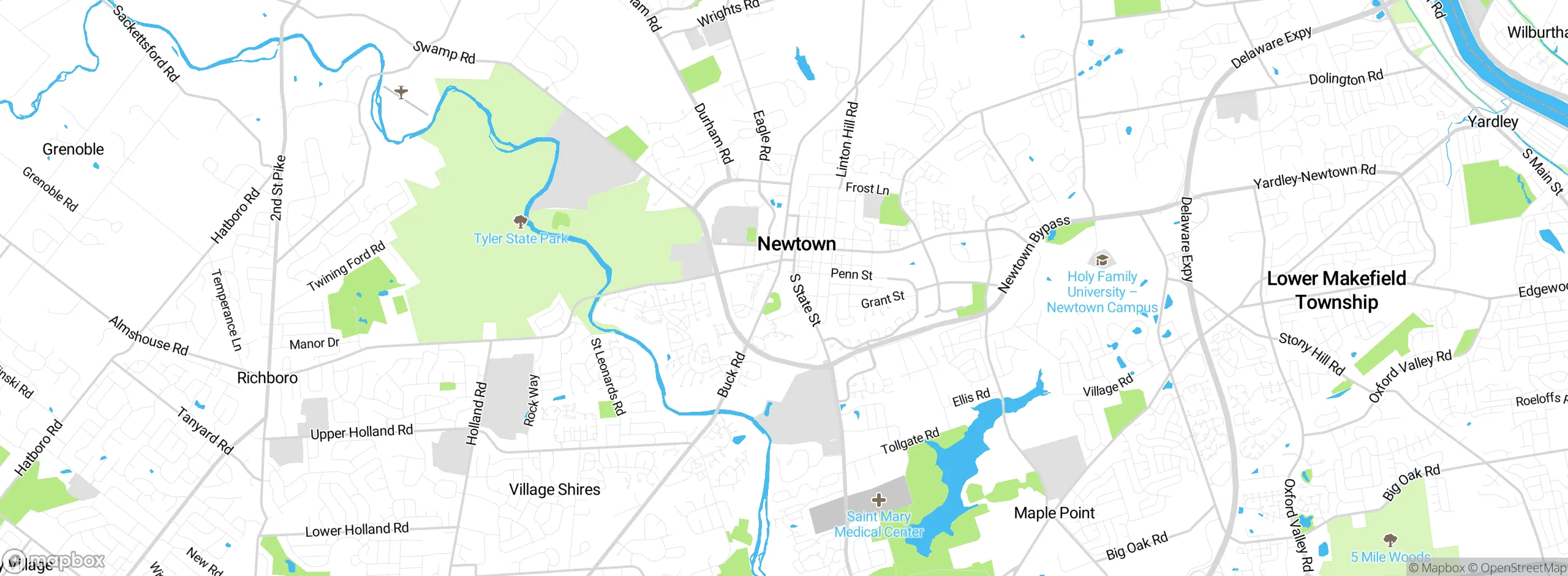 Map showing approximate location
