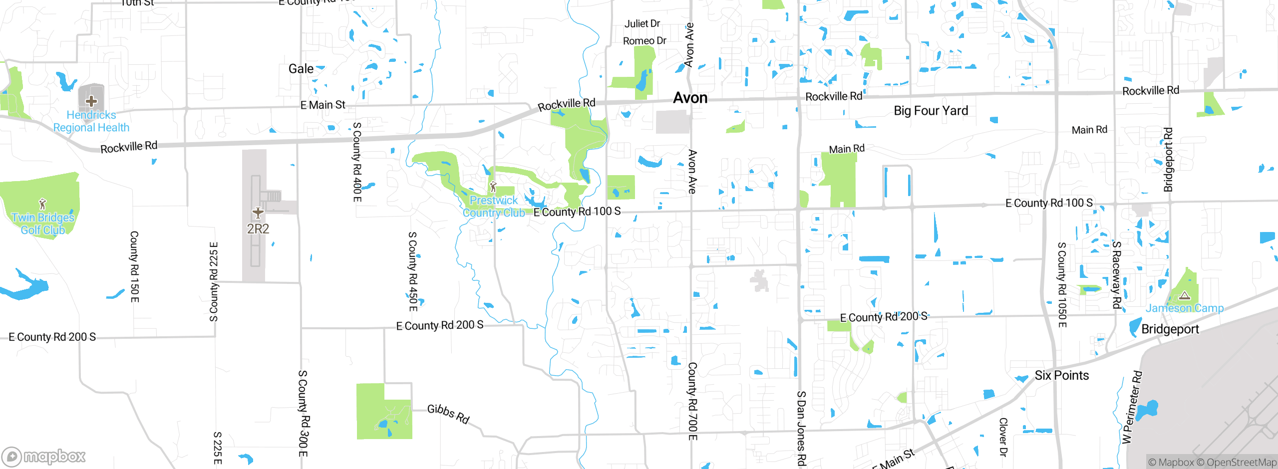 Map showing approximate location