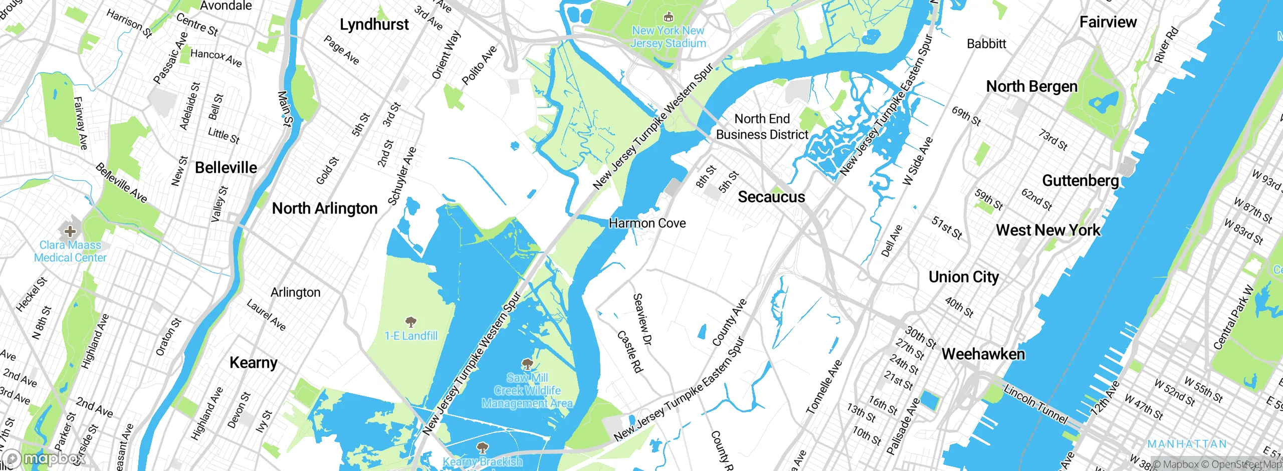 Map showing approximate location