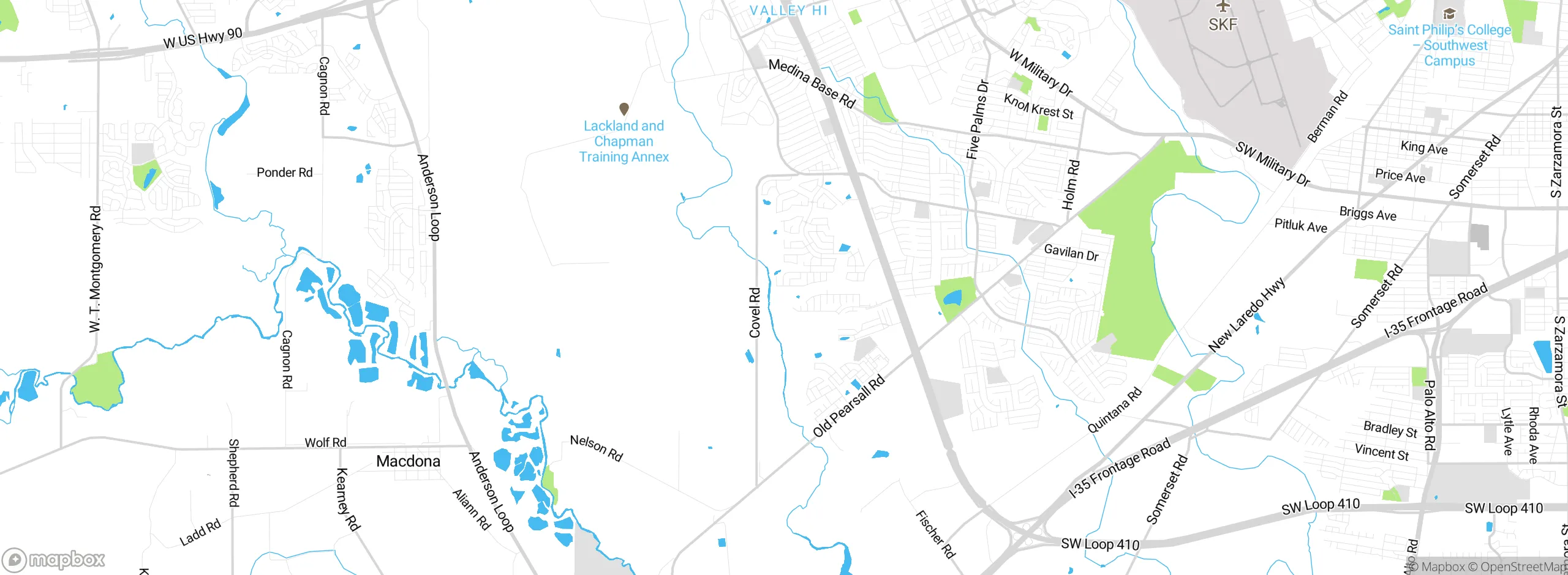 Map showing approximate location