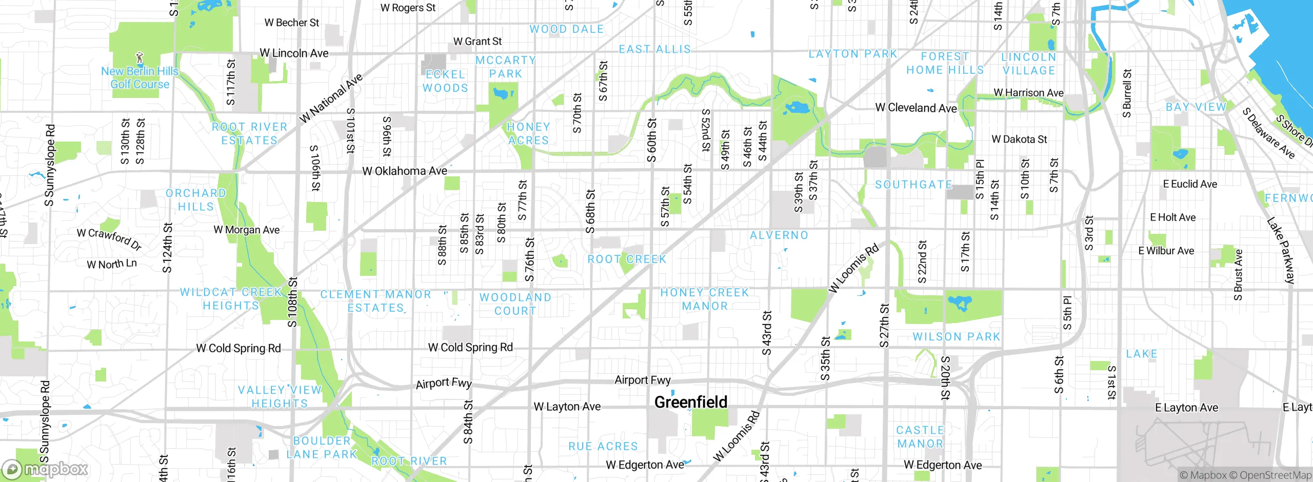Map showing approximate location