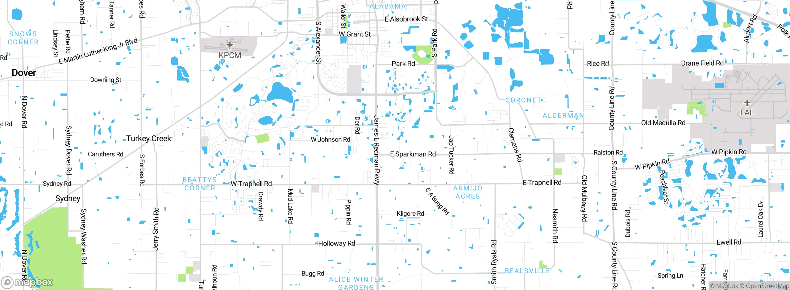 Map showing approximate location
