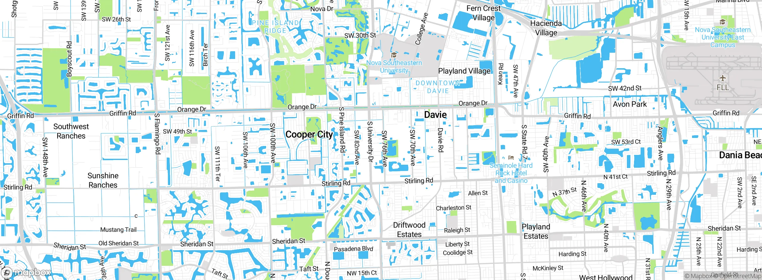 Map showing approximate location
