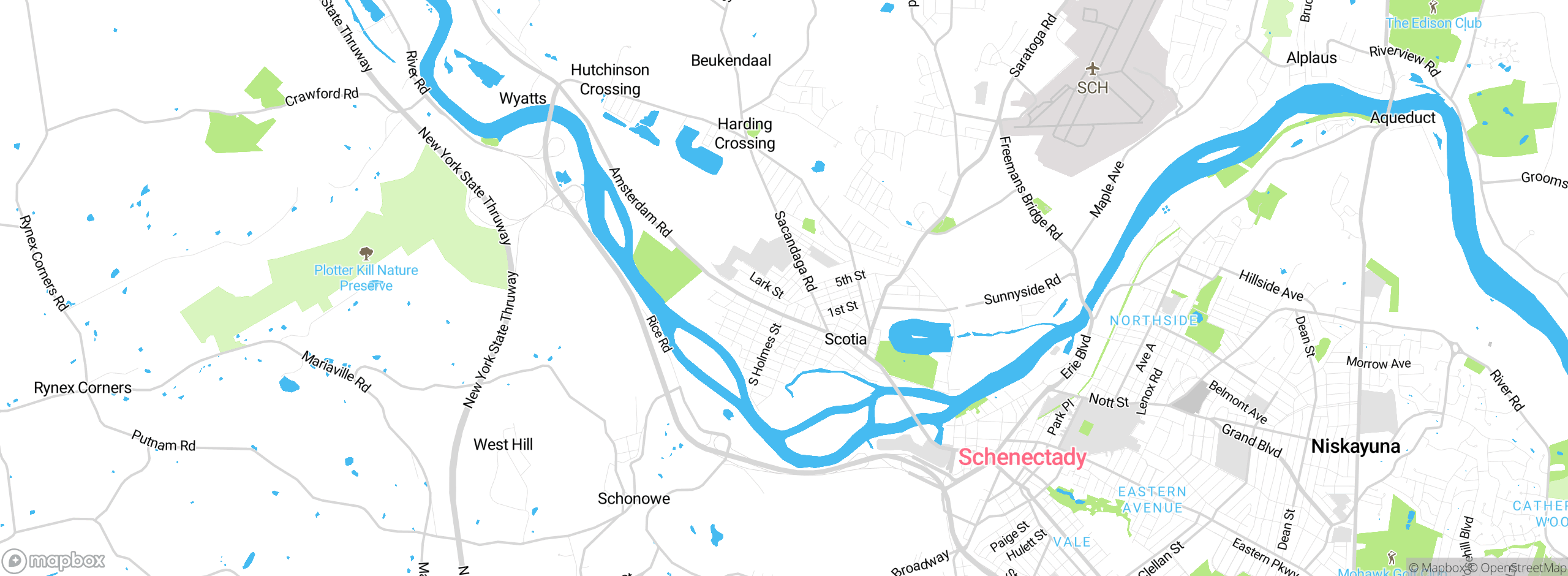 Map showing approximate location