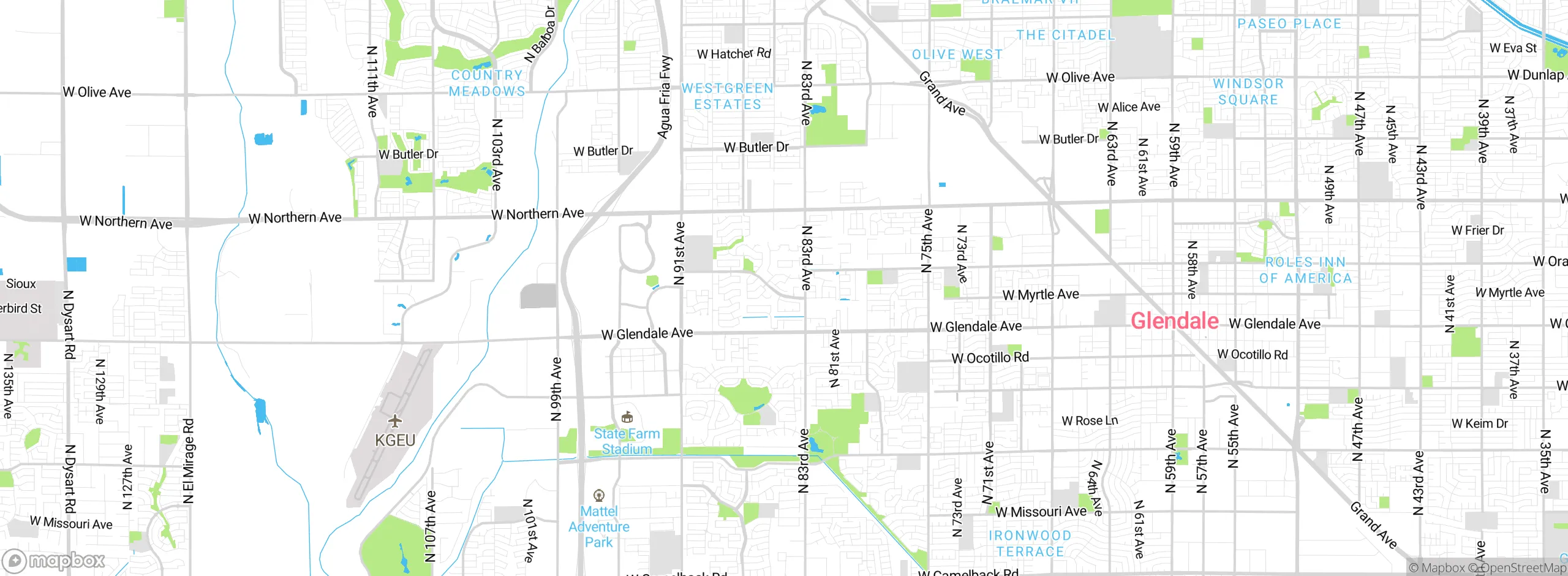 Map showing approximate location
