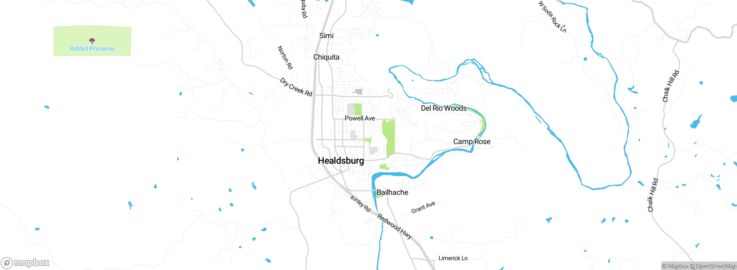 Map showing approximate location