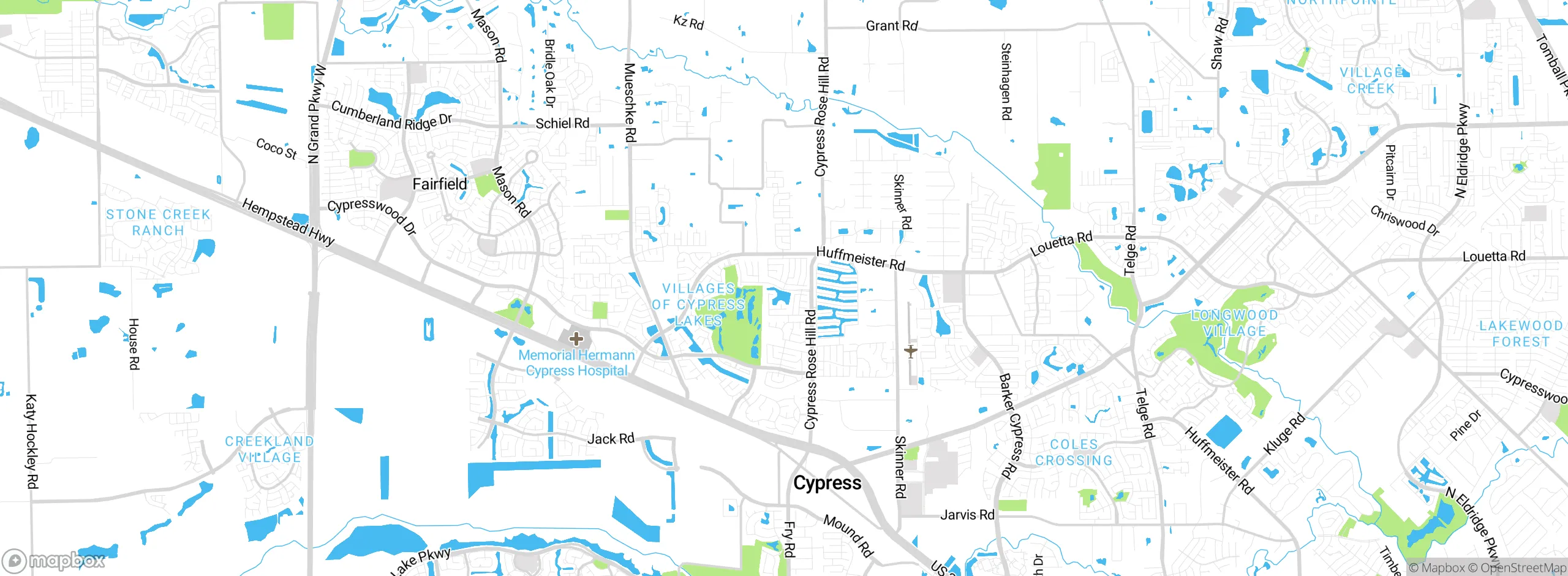 Map showing approximate location