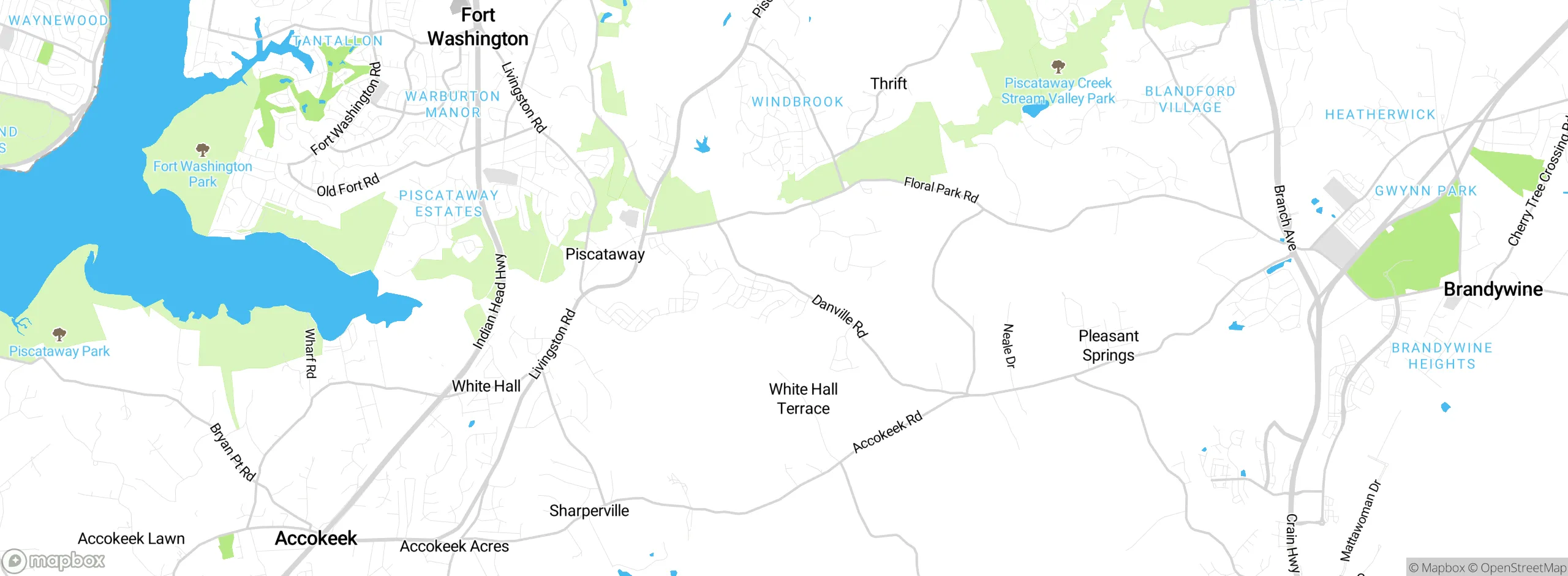 Map showing approximate location