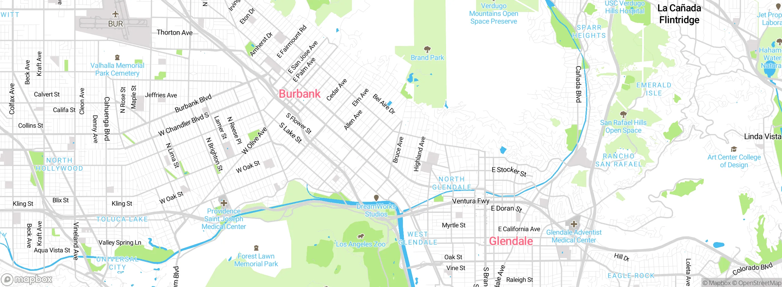 Map showing approximate location
