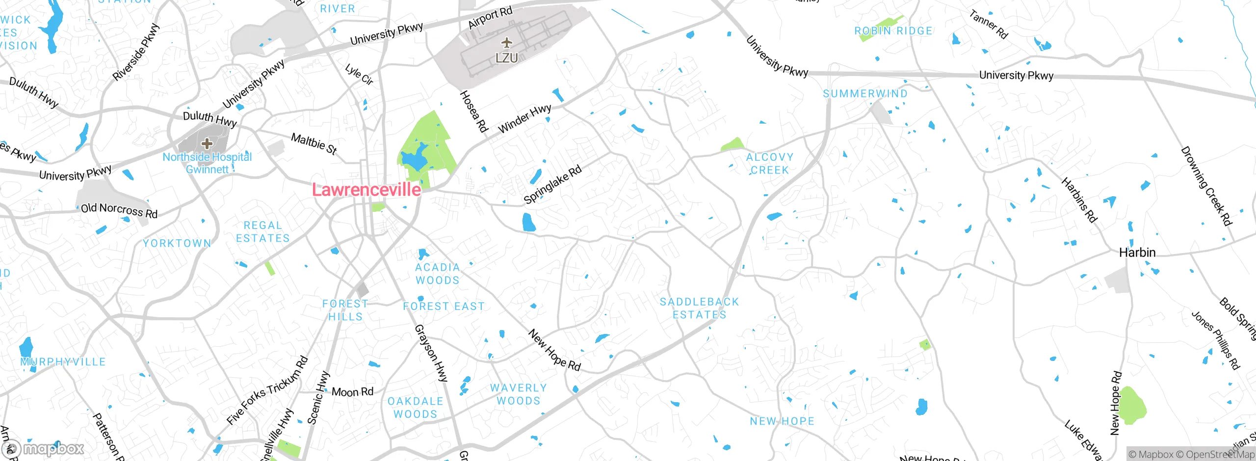 Map showing approximate location