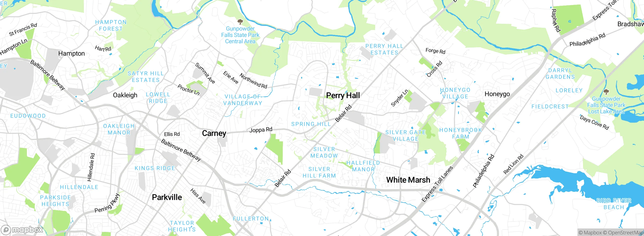 Map showing approximate location