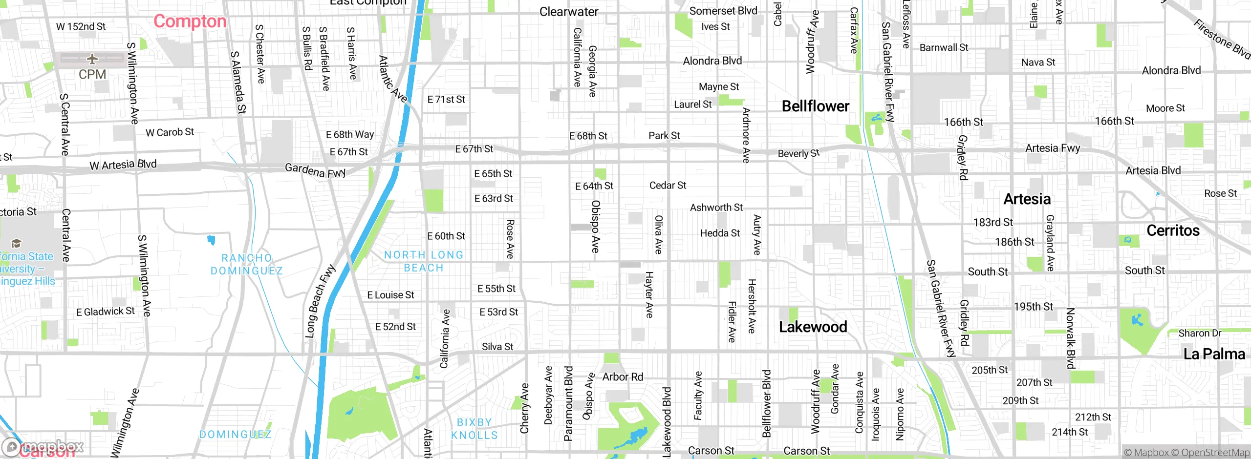 Map showing approximate location