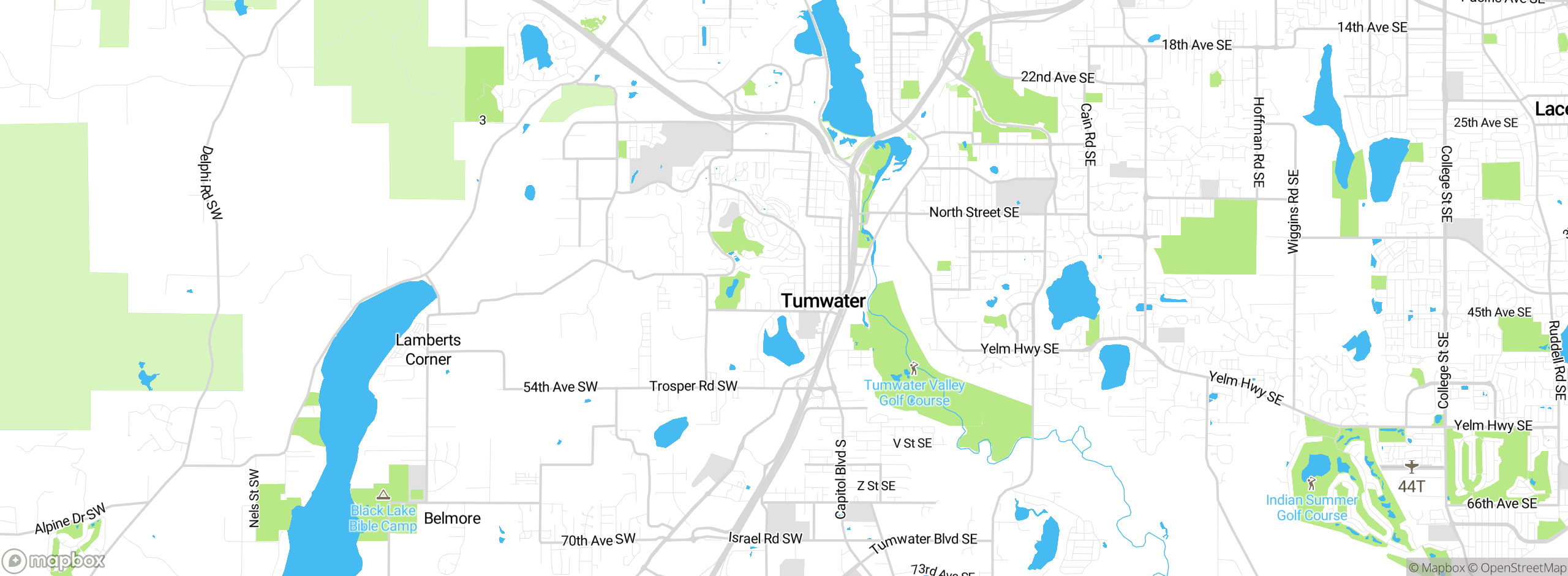 Map showing approximate location