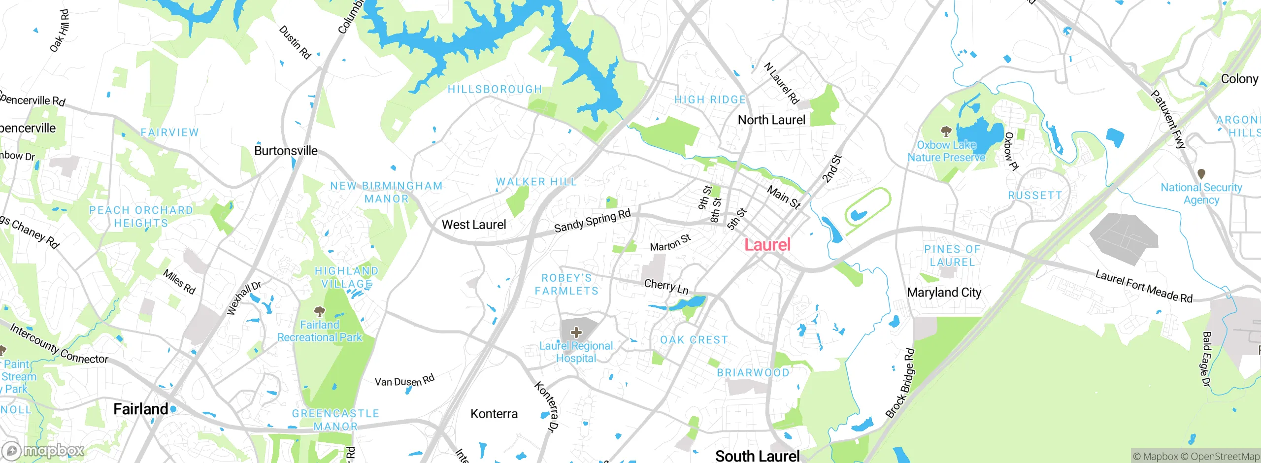 Map showing approximate location