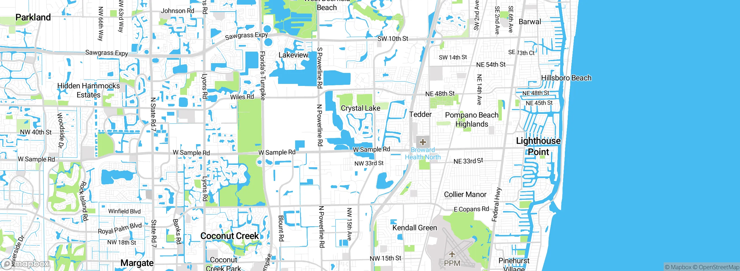 Map showing approximate location