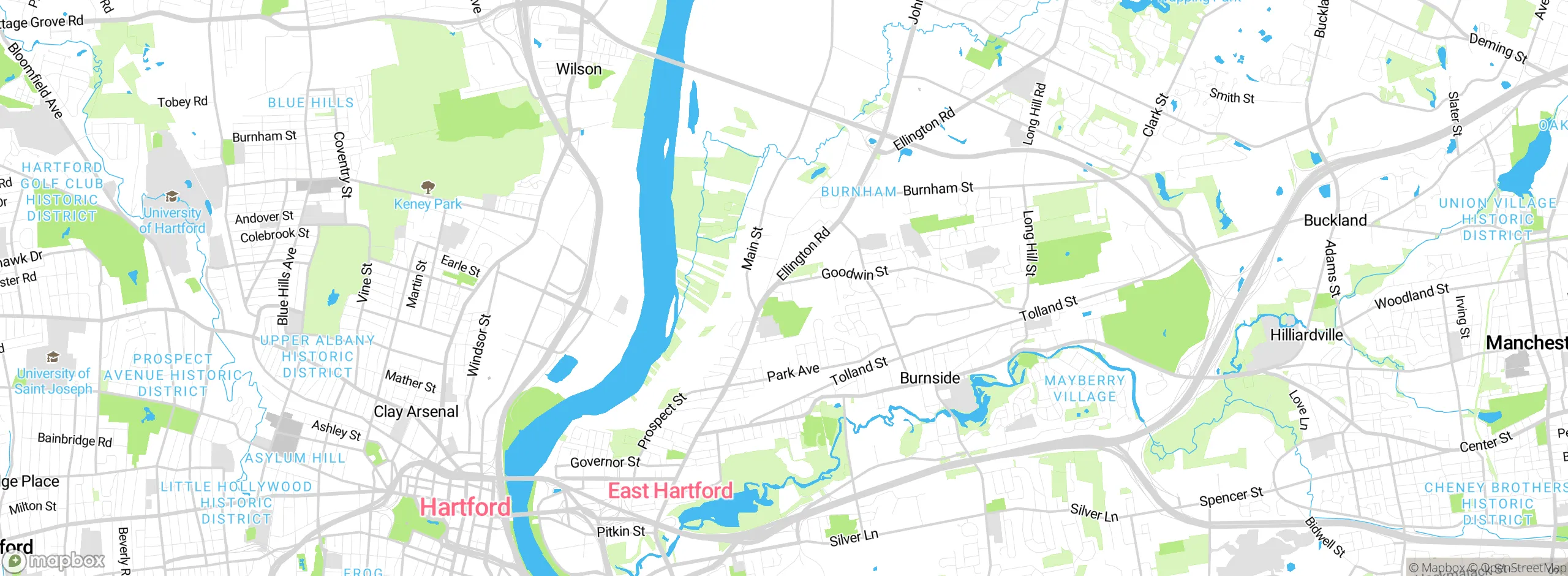Map showing approximate location