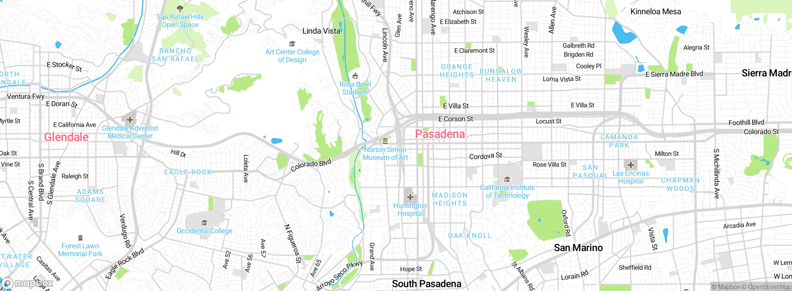 Map showing approximate location
