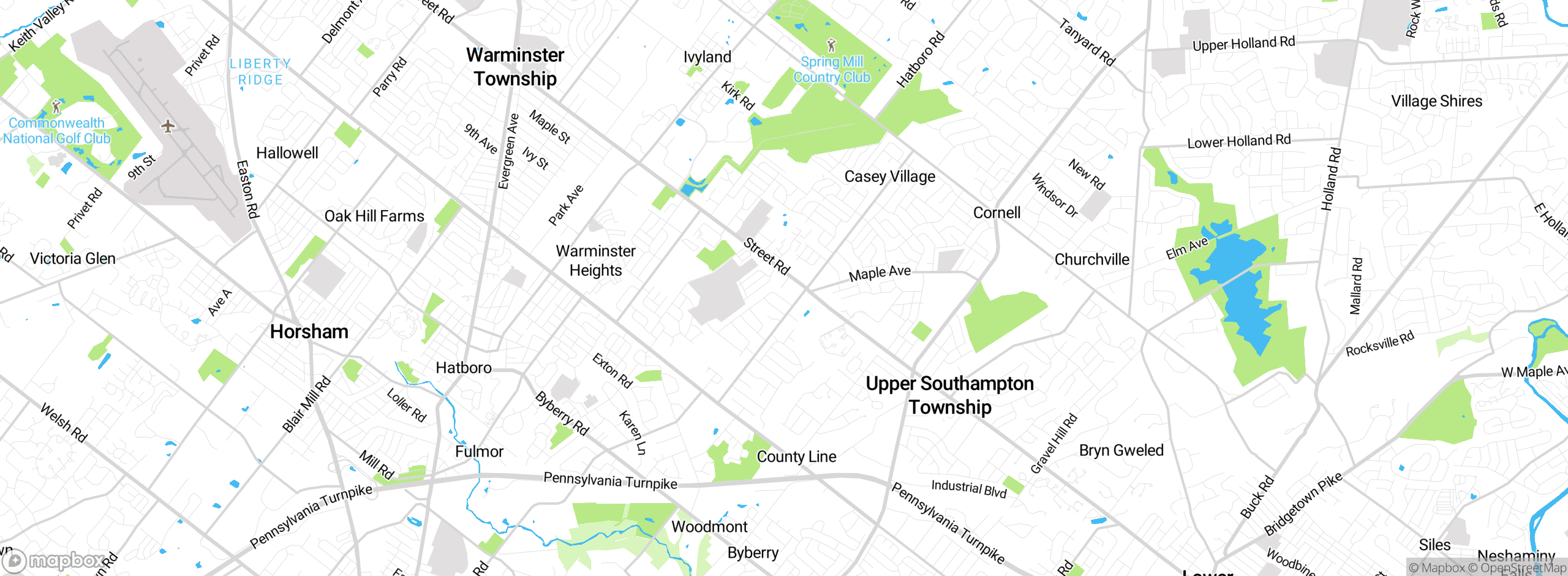 Map showing approximate location