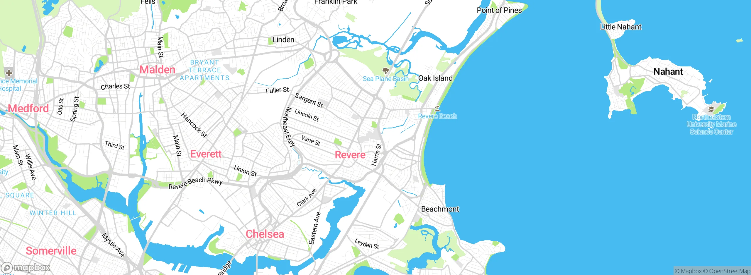 Map showing approximate location