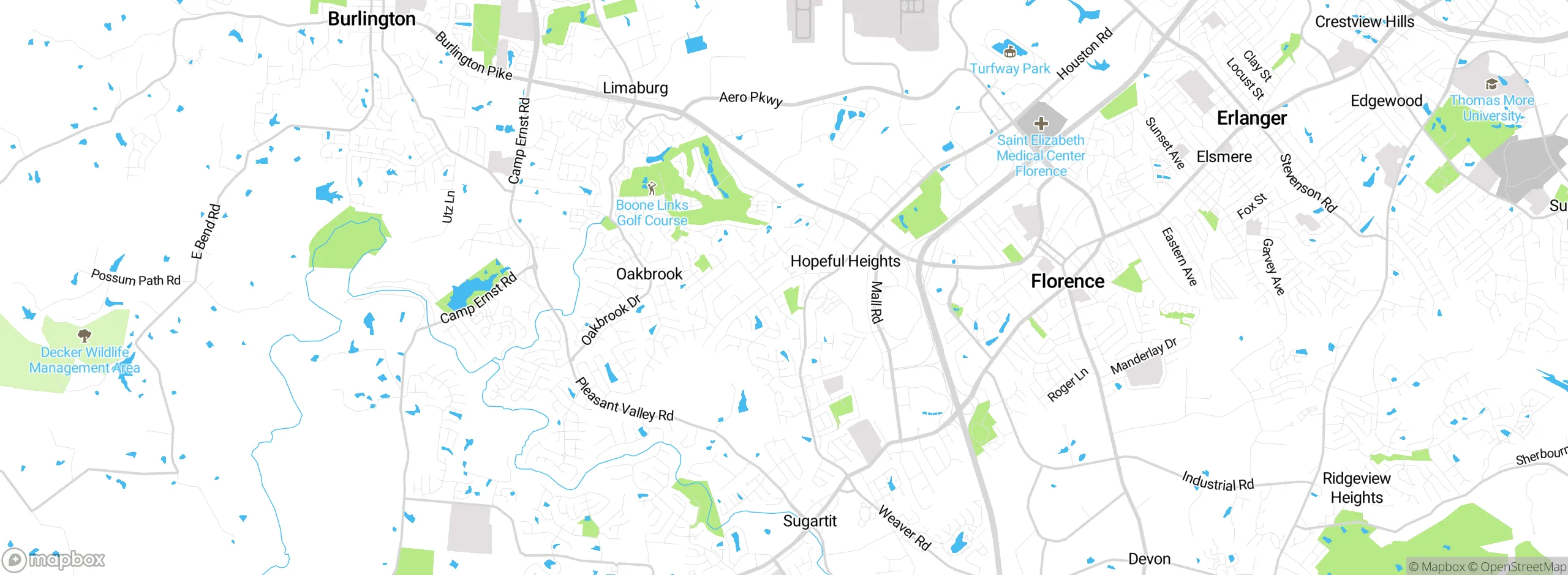 Map showing approximate location