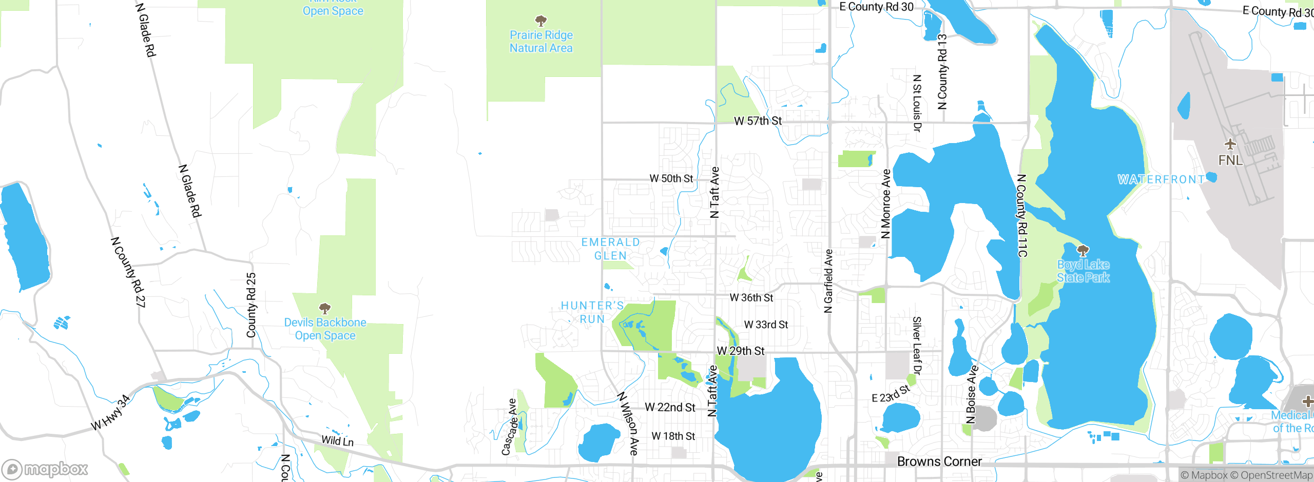 Map showing approximate location
