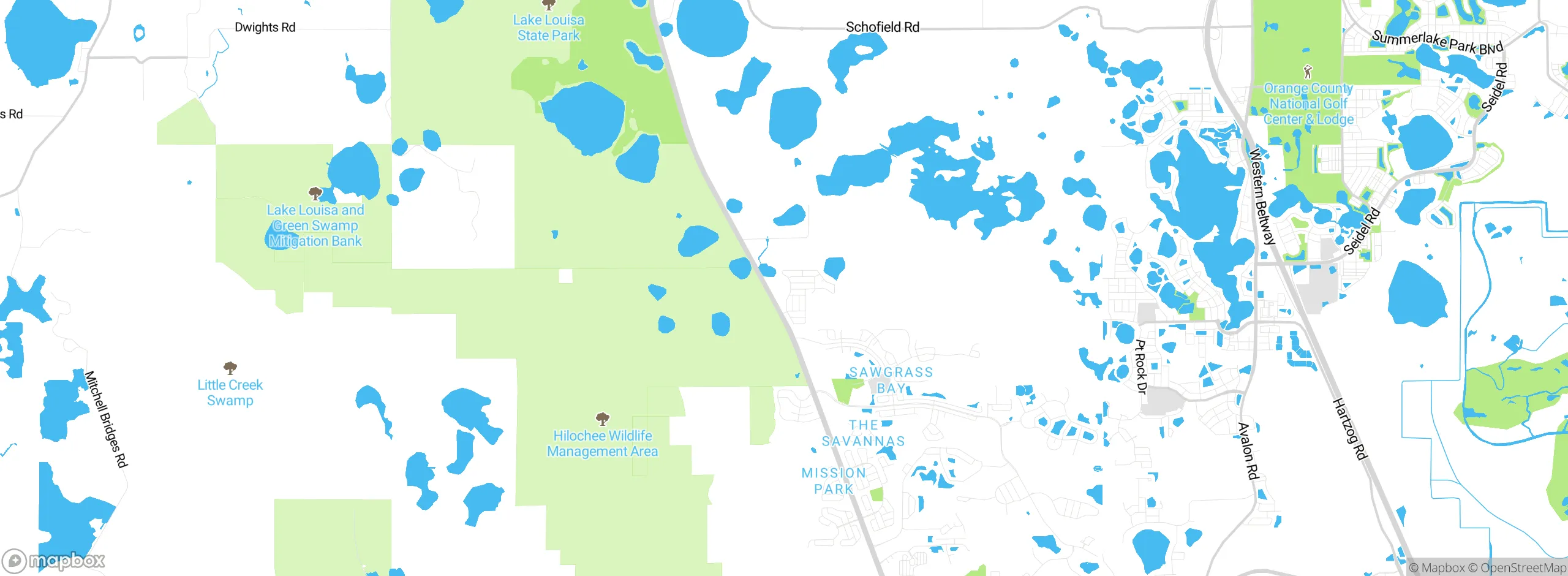 Map showing approximate location