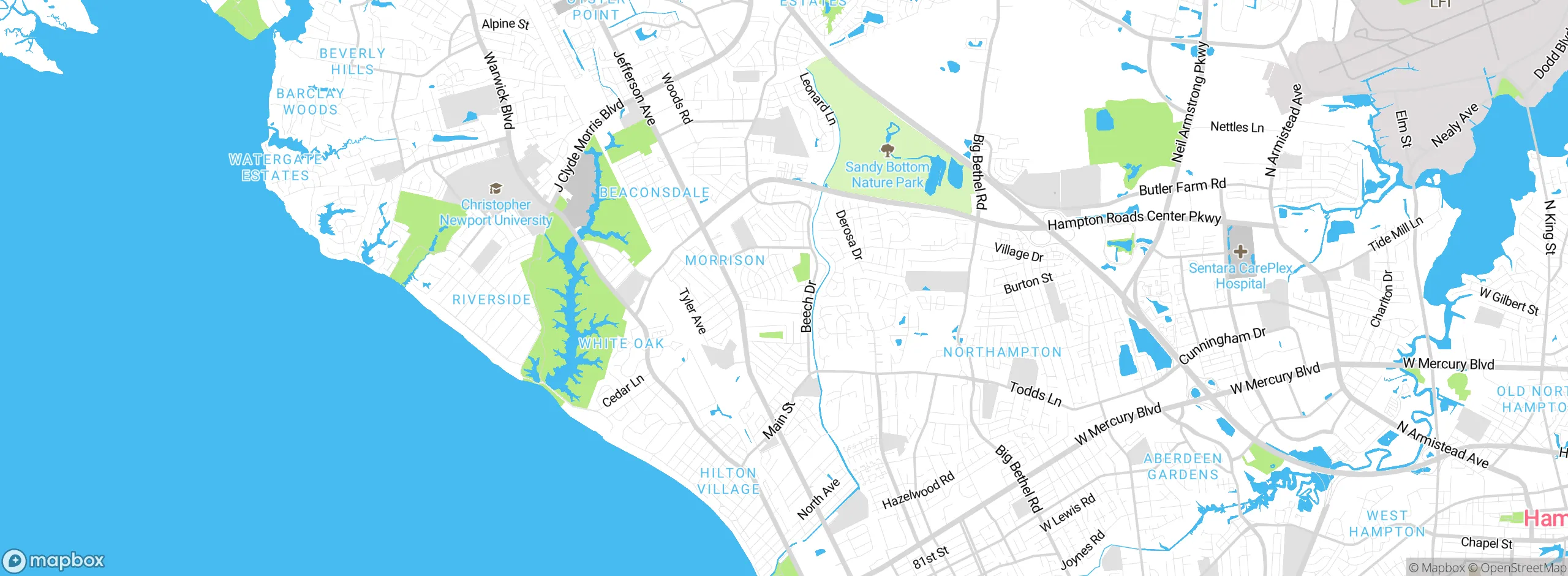 Map showing approximate location
