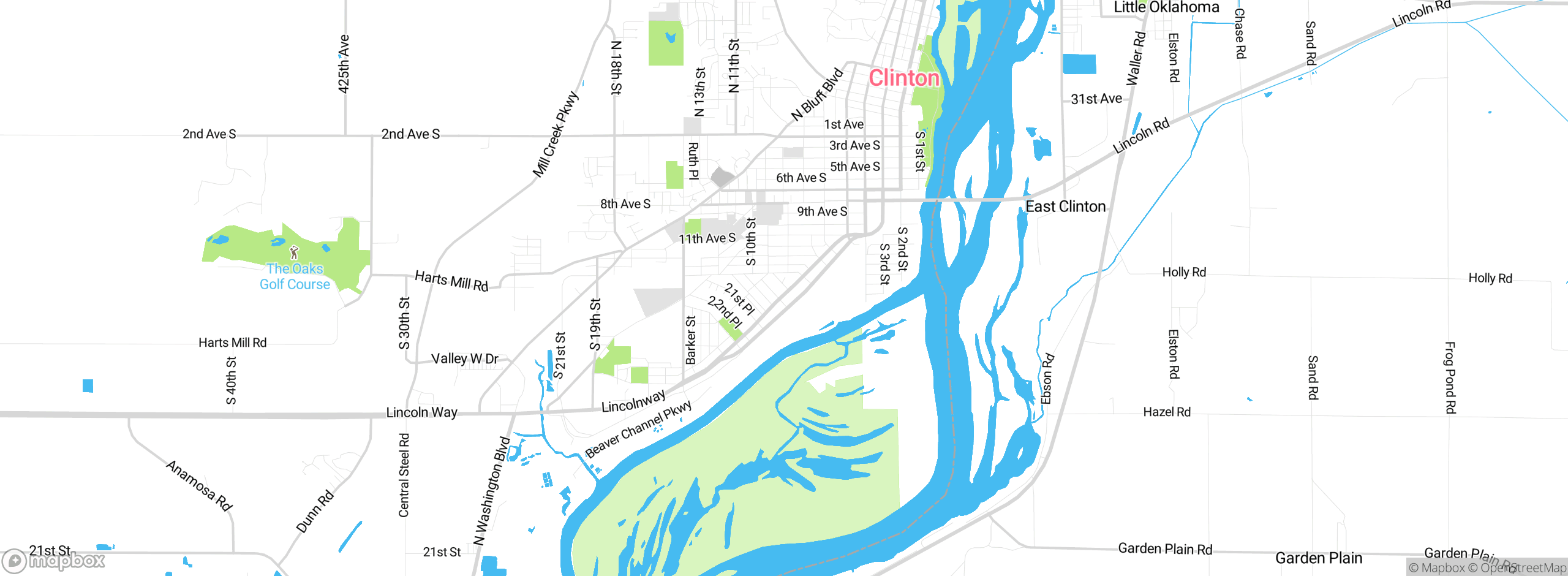 Map showing approximate location