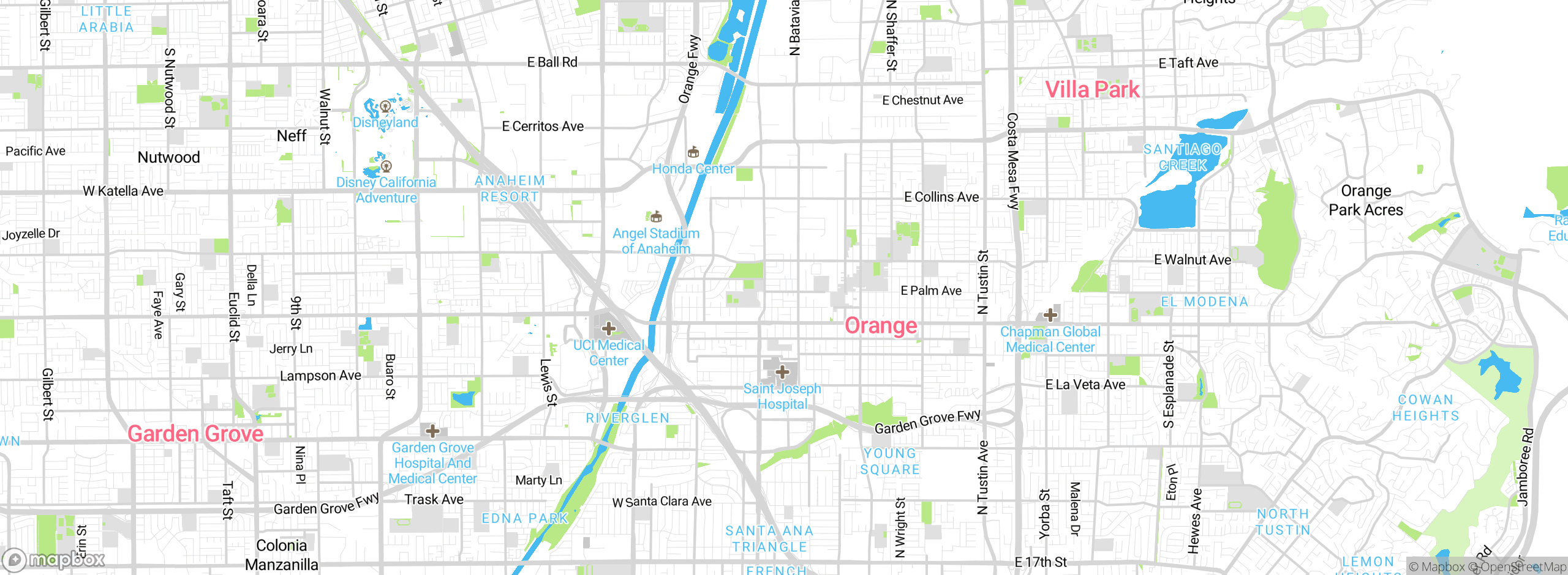Map showing approximate location