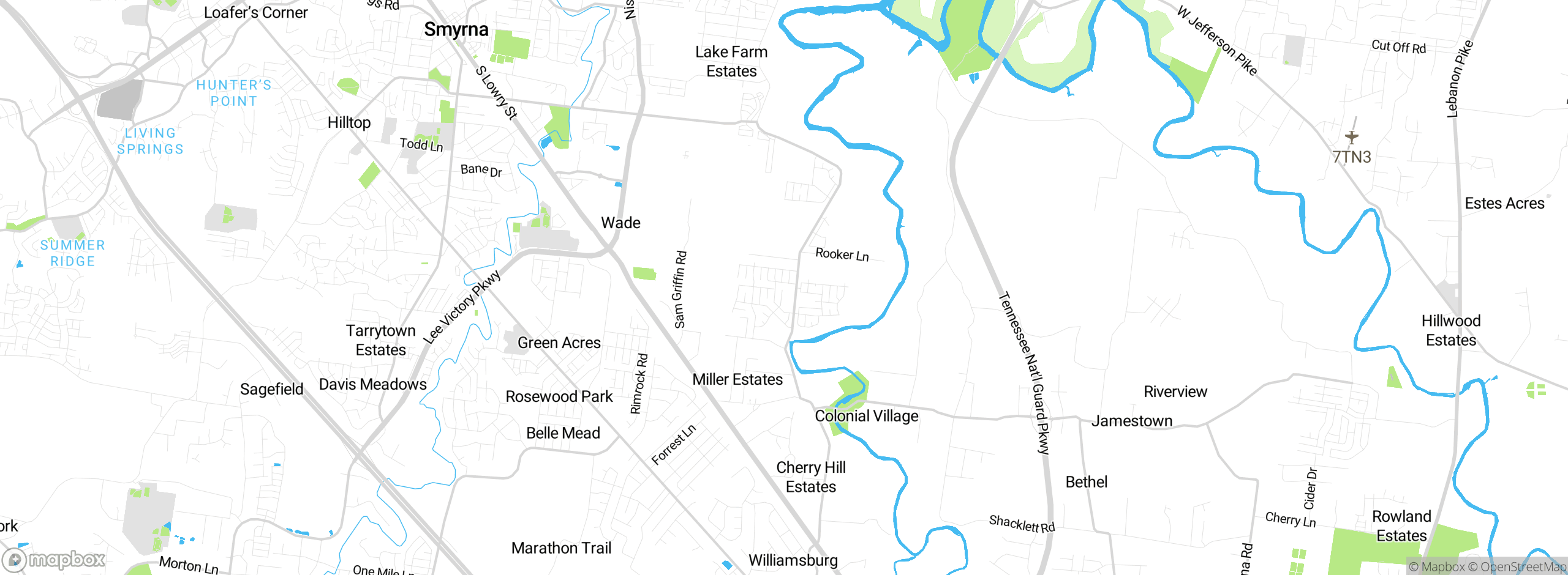 Map showing approximate location