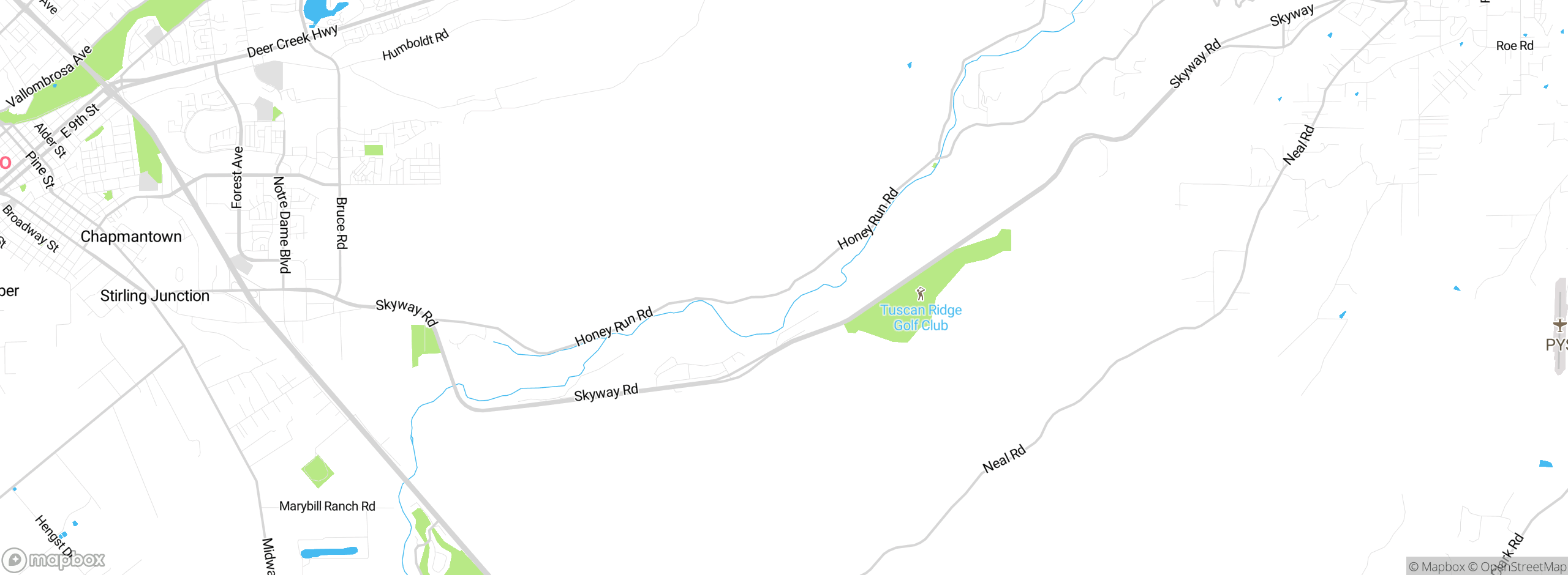 Map showing approximate location